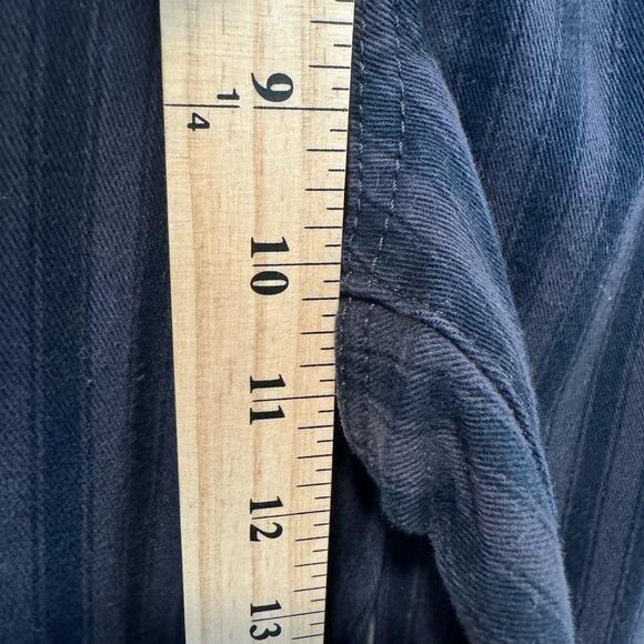 NYDJ Marilyn Straight Stretch Tahoe Stripe Blue Lift Tuck Jeans 10 - Picture 5 of 10